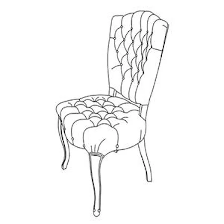 Traditional Tufted Dining Side Chair